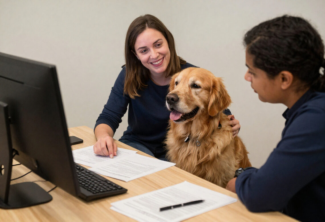 Séance de médiation animale avec chien en institution accompagnement et supervision professionnel Museaux et Sabots