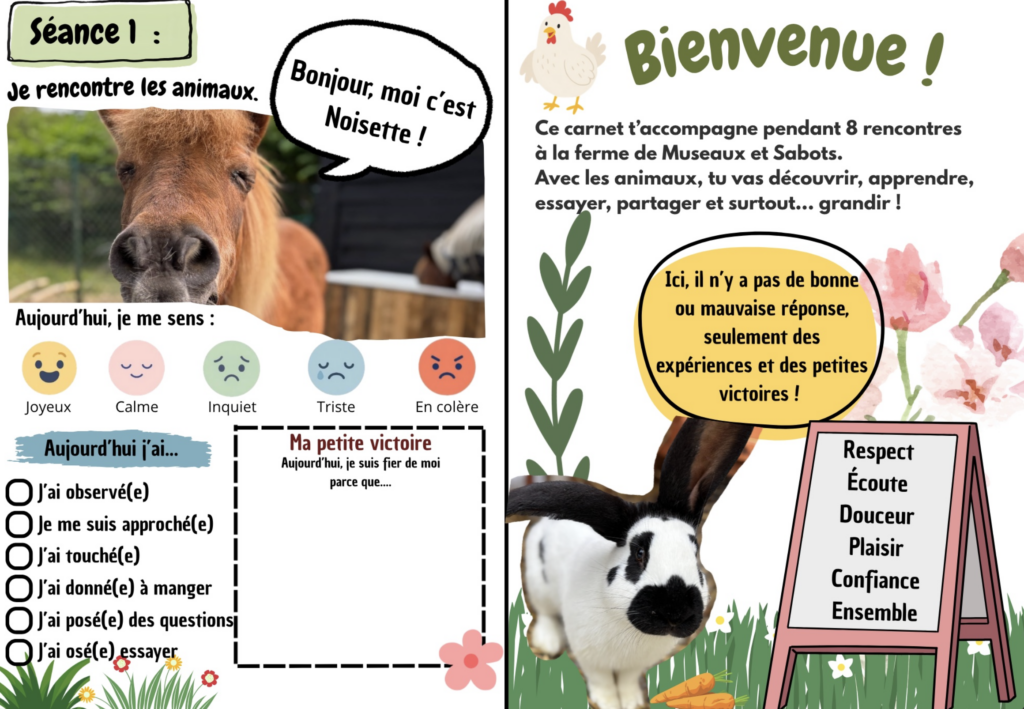 Le carnet des victoires pour les enfants faiut avec Canva
